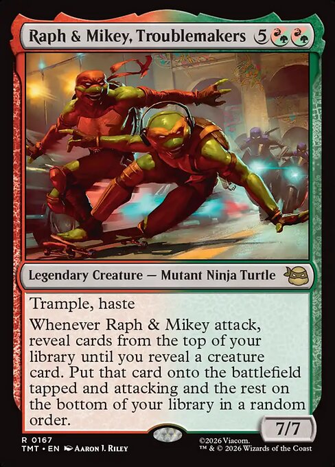 TMT: Raph & Mikey, Troublemakers (Foil)
