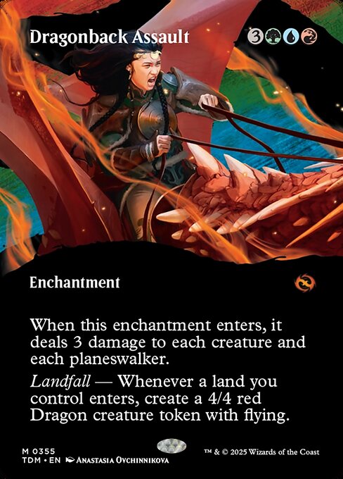 TDM: Dragonback Assault (Borderless) (Foil)