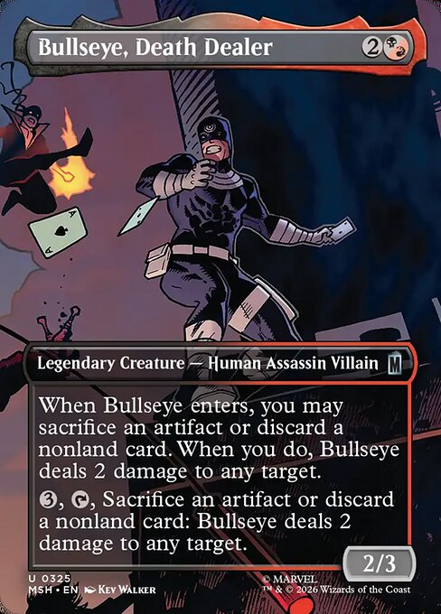 MSH: Bullseye, Death Dealer (Borderless)