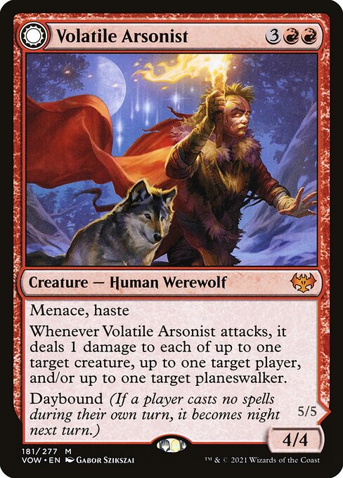 VOW: Volatile Arsonist