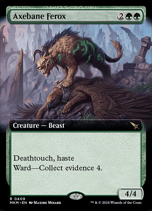 MKM: Axebane Ferox (Extended Art) (Foil)