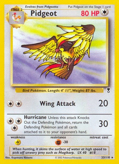 LC: Pidgeot (Reverse Holofoil)
