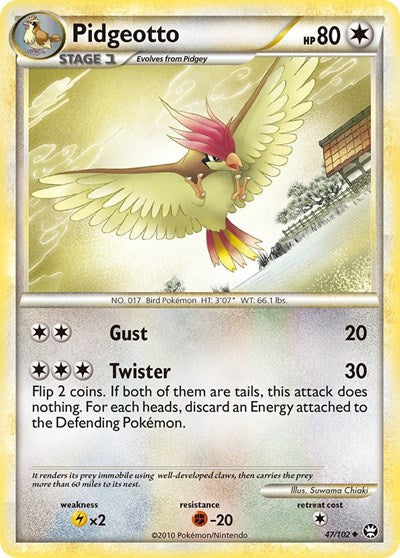 TM: Pidgeotto (Reverse Holofoil)