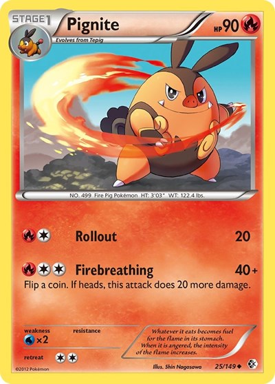 BCR: Pignite (Reverse Holofoil)