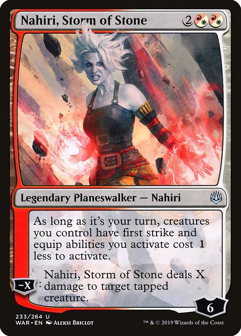 WAR: Nahiri, Storm of Stone