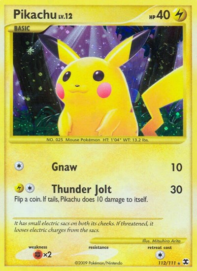 RR: Pikachu (Holofoil)