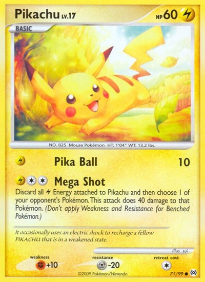 AR: Pikachu (Reverse Holofoil)