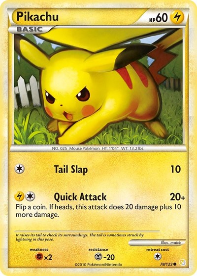 HS: Pikachu (Reverse Holofoil)