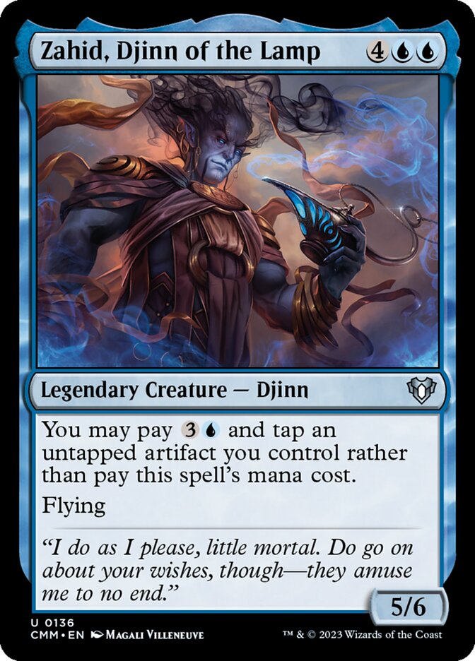 Zahid, Djinn of the Lamp [Foil] :: CMM