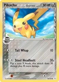 HP: Pikachu (Delta Species) (Reverse Holofoil)