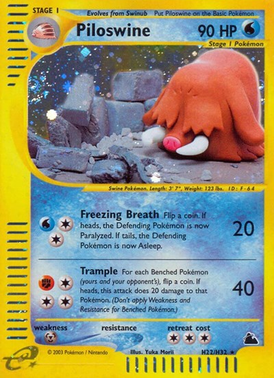 SK: Piloswine (H22) (Holofoil)