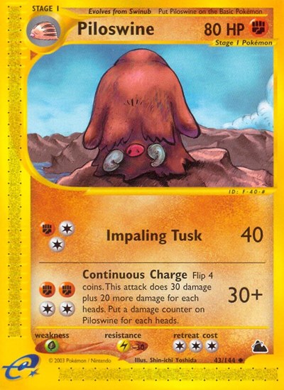 SK: Piloswine (43) (Reverse Holofoil)