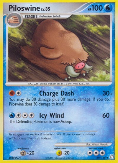 LA: Piloswine (Reverse Holofoil)