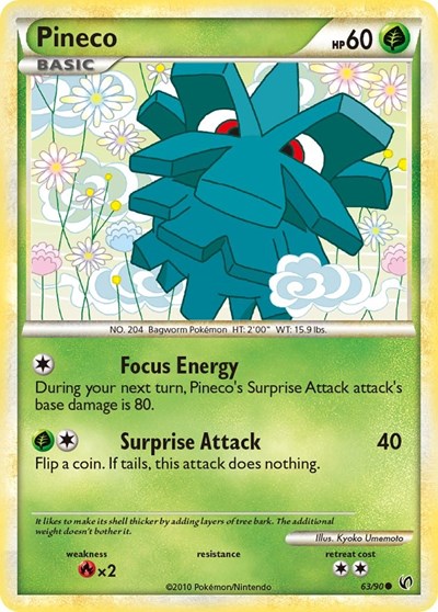 UD: Pineco (63) (Reverse Holofoil)