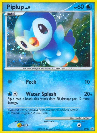 PR: Piplup - DP03 (Holofoil)