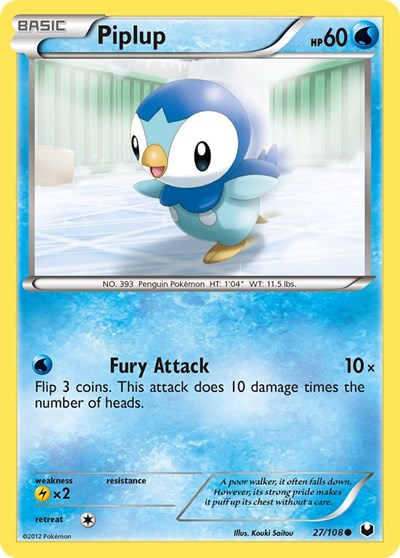 DEX: Piplup (Reverse Holofoil)