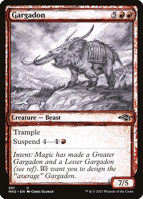 MH2: Gargadon (Showcase) (Foil)