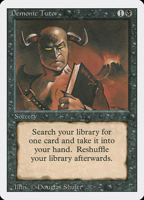3ED: Demonic Tutor