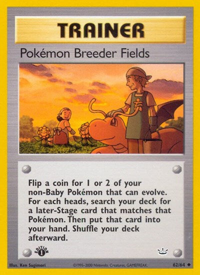 N3: Pokemon Breeder Fields (1st Edition)