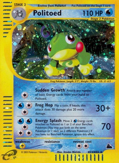 SK: Politoed (H23) (Holofoil)