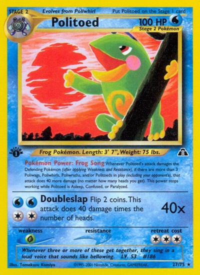 N2: Politoed (27) (1st Edition)