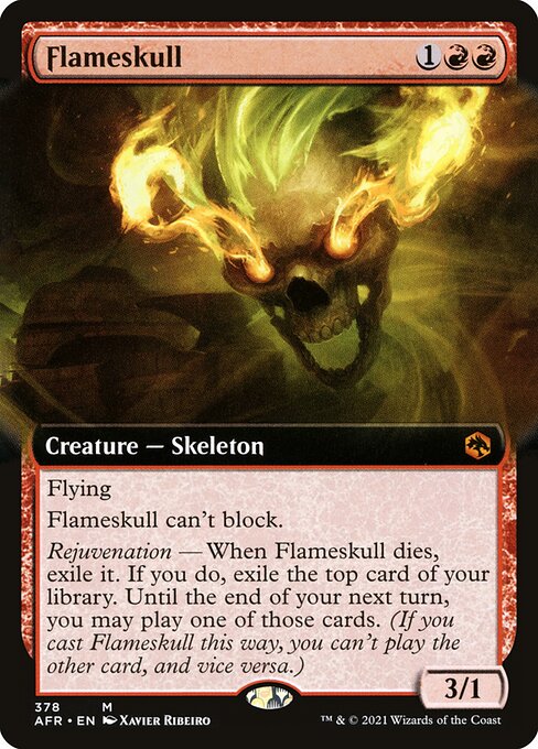 AFR: Flameskull (Extended Art) (Foil)