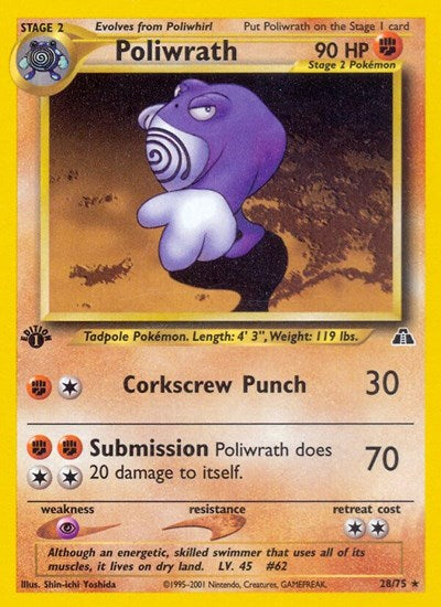 N2: Poliwrath (28) (1st Edition)