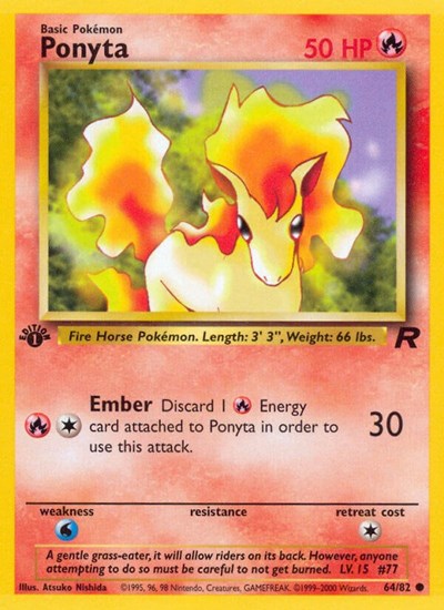 TR: Ponyta (1st Edition)