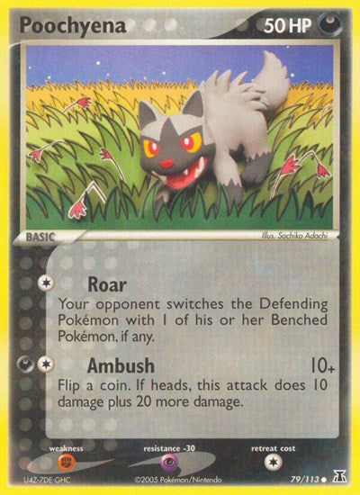 DS: Poochyena (Reverse Holofoil)