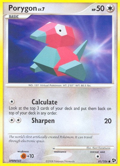 GE: Porygon (Reverse Holofoil)