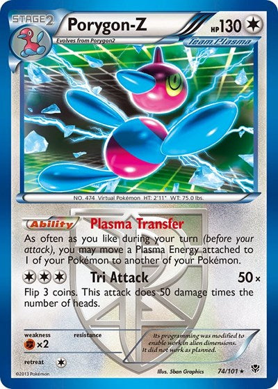 PLB: Porygon-Z (Team Plasma) (Reverse Holofoil)