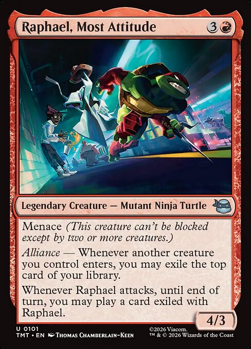 TMT: Raphael, Most Attitude
