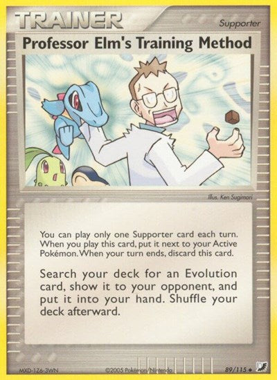 UF: Professor Elm's Training Method (Reverse Holofoil)