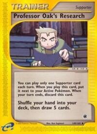 EX: Professor Oak's Research (Reverse Holofoil)