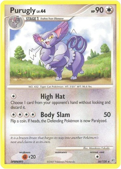 DP: Purugly (Reverse Holofoil)