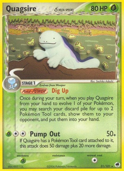 DF: Quagsire (Delta Species) (Reverse Holofoil)