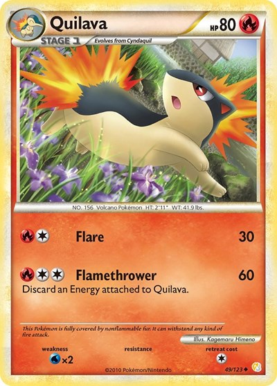 HS: Quilava (Reverse Holofoil)