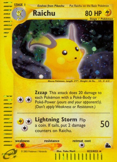 SK: Raichu (H25) (Holofoil)