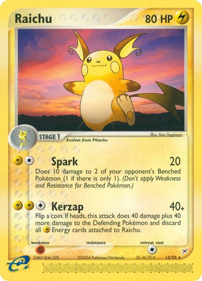 MA: Raichu (Reverse Holofoil)