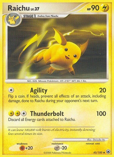 MD: Raichu (Reverse Holofoil)