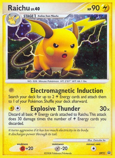 PR: Raichu - DP21 (Holofoil)