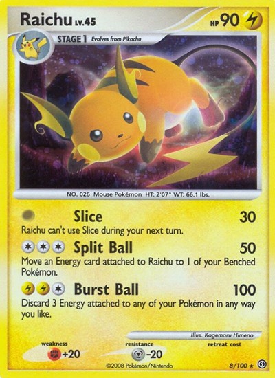 SF: Raichu (Reverse Holofoil)