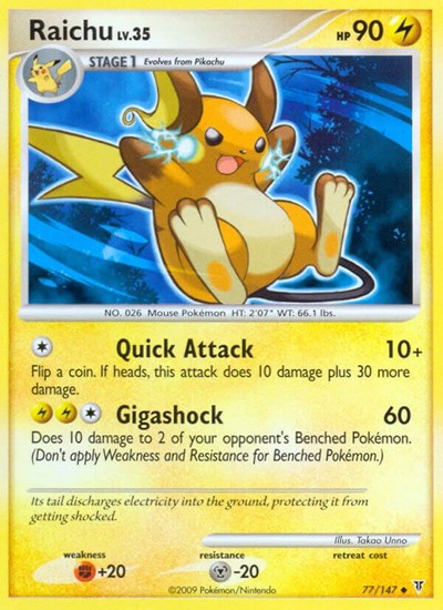 SV: Raichu (Reverse Holofoil)