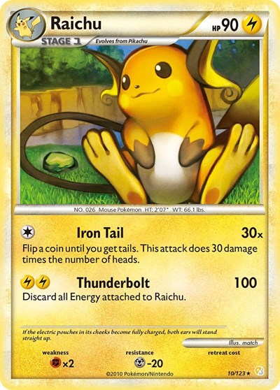 HS: Raichu (Holofoil)