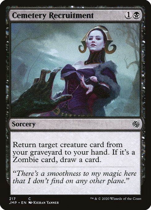 JMP: Cemetery Recruitment