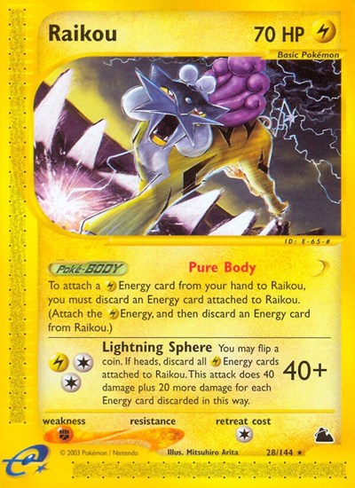 SK: Raikou (Reverse Holofoil)