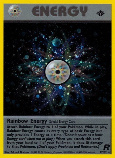 TR: Rainbow Energy (17) (1st Edition Holofoil)