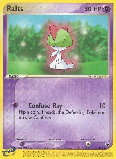 RS: Ralts - 66/109 (Reverse Holofoil)