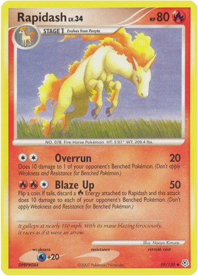 DP: Rapidash (Reverse Holofoil)