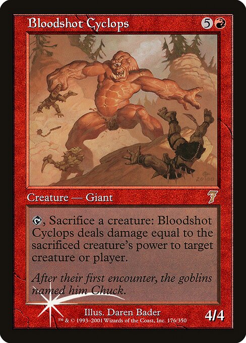 7ED: Bloodshot Cyclops (Foil)